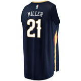 Men's Fanatics Branded Darius Miller Navy New Orleans Pelicans Fast Break Replica Player Jersey  Icon Edition  Navy