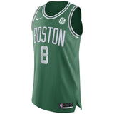 Men's Nike Shane Larkin Green Boston Celtics Authentic Sponsor Patch Jersey – Icon Edition  Green