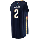 Men's Fanatics Branded Ian Clark Navy New Orleans Pelicans Fast Break Replica Player Jersey  Icon Edition  Navy