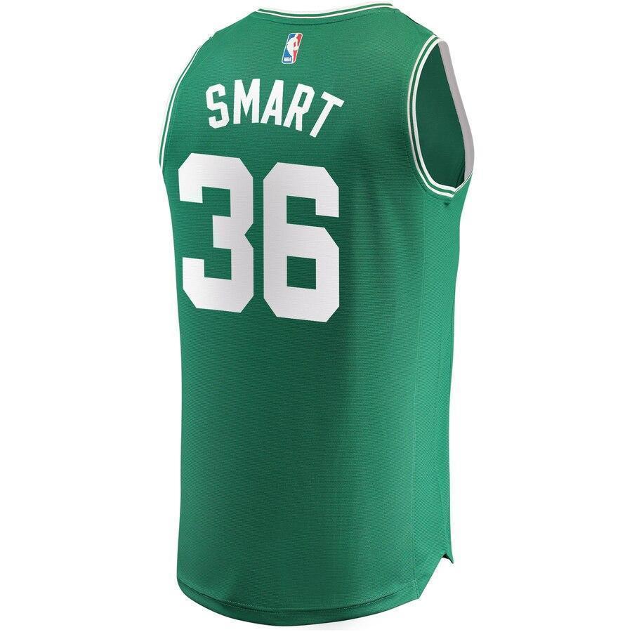Men's Fanatics Branded Marcus Smart Green Boston Celtics Fast Break Replica Player Jersey  Green