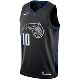 Men's Nike Evan Fournier Black Orlando Magic City Edition Swingman Jersey  Black