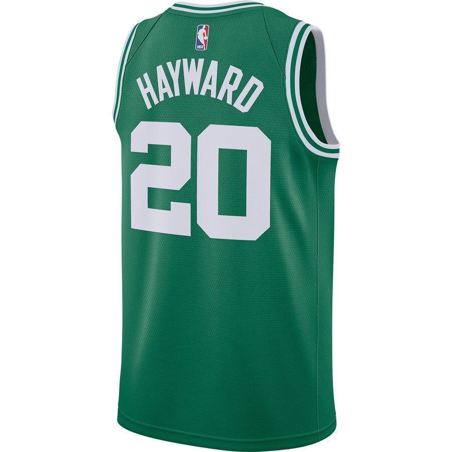 Men's Nike Gordon Hayward Green Boston Celtics Swingman Jersey  Icon Edition  Green