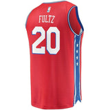 Men's Fanatics Branded Markelle Fultz Red Philadelphia 7ers Fast Break Replica Player Jersey  Statement Edition  Red