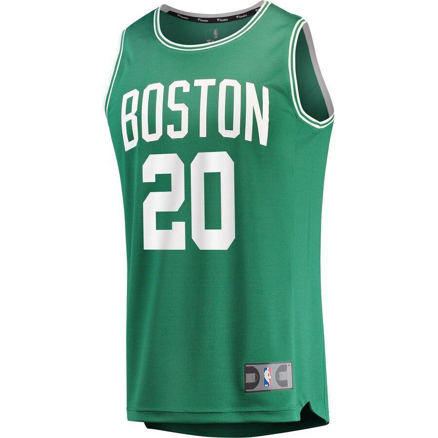 Men's Fanatics Branded Gordon Hayward Green Boston Celtics Fast Break Replica Jersey  Icon Edition  Green