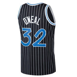 Men's Mitchell & Ness Shaquille O'Neal Black Orlando Magic  Hardwood Classics Swingman Jersey   Black