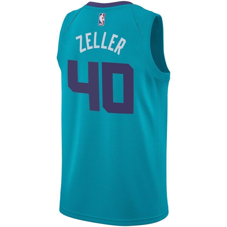 Men's Jordan Brand Cody Zeller Teal Charlotte Hornets Swingman Sponsor Patch Jersey – Icon Edition  Aqua