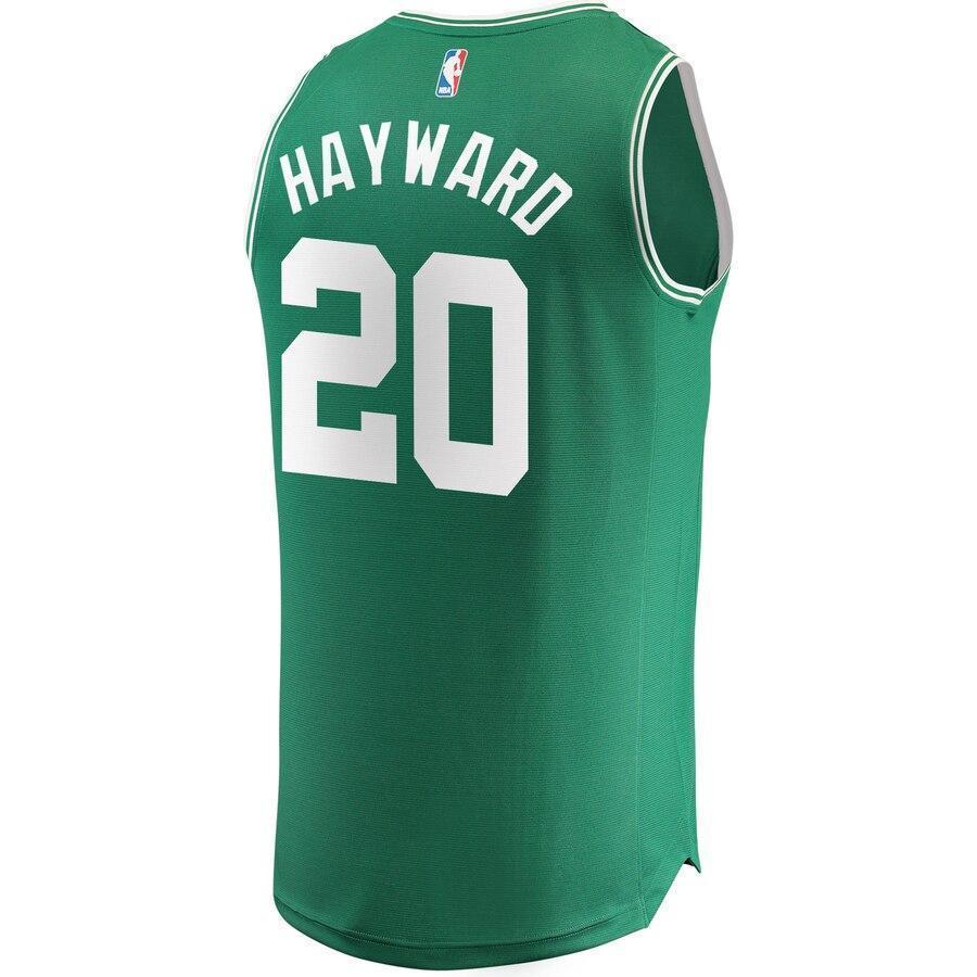 Men's Fanatics Branded Gordon Hayward Green Boston Celtics Fast Break Replica Jersey  Icon Edition  Green