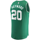 Men's Fanatics Branded Gordon Hayward Green Boston Celtics Fast Break Replica Jersey  Icon Edition  Green