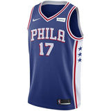 Men's Nike JJ Redick Royal Philadelphia 7ers Swingman Sponsor Patch Jersey  Icon Edition  Royal