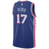 Men's Nike JJ Redick Royal Philadelphia 7ers Swingman Sponsor Patch Jersey  Icon Edition  Royal