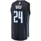 Men's Fanatics Branded Khem Birch Black Orlando Magic Fast Break Replica Player Jersey  Statement Edition  Black