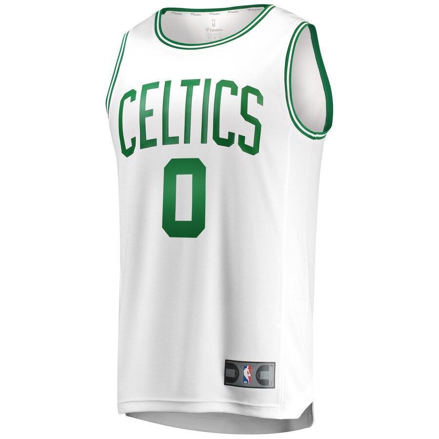 Men's Fanatics Branded Jayson Tatum White Boston Celtics Fast Break Replica Jersey  Association Edition  White