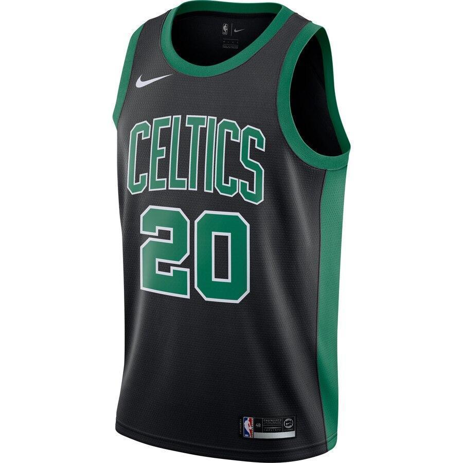 Men's Nike Gordon Hayward Black Boston Celtics Swingman Jersey  Statement Edition  Black