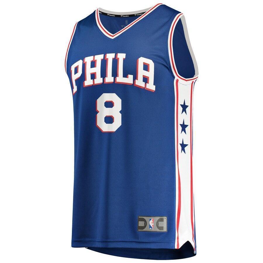 Men's Fanatics Branded Zhaire Smith Royal Philadelphia 7ers  NBA Draft First Round Pick Fast Break Replica Jersey – Icon Edition  Royal