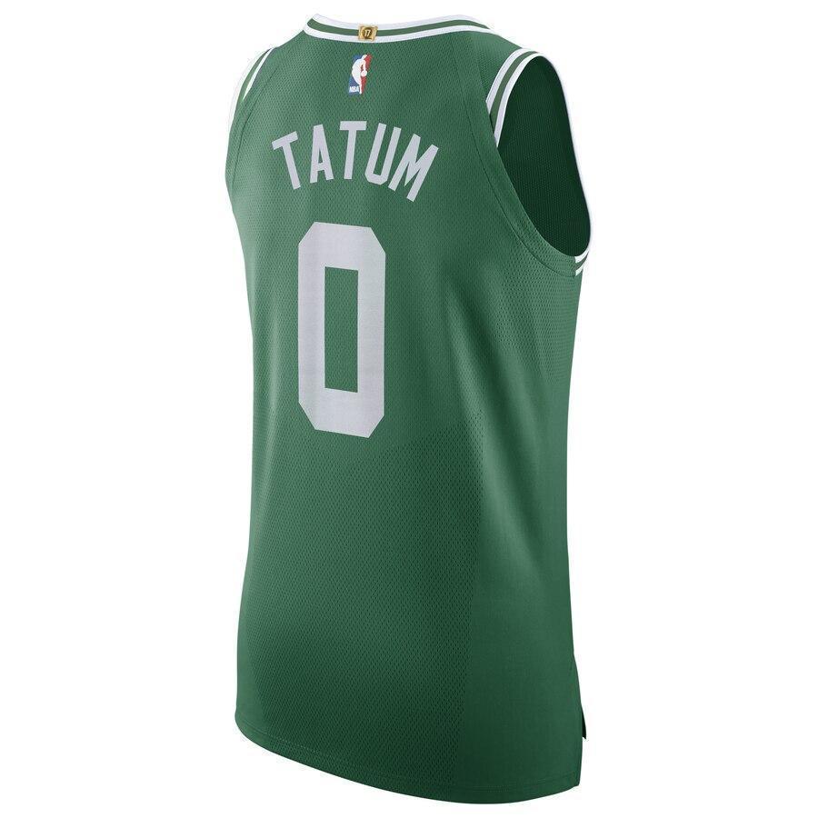 Men's Nike Jayson Tatum Green Boston Celtics Authentic Sponsor Patch Jersey – Icon Edition  Green