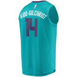 Youth Fanatics Branded Michael KiddGilchrist Teal Charlotte Hornets Fast Break Player Jersey  Icon Edition  Aqua