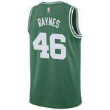Men's Nike Aron Baynes Green Boston Celtics Swingman Sponsor Patch Jersey  Icon Edition  Green