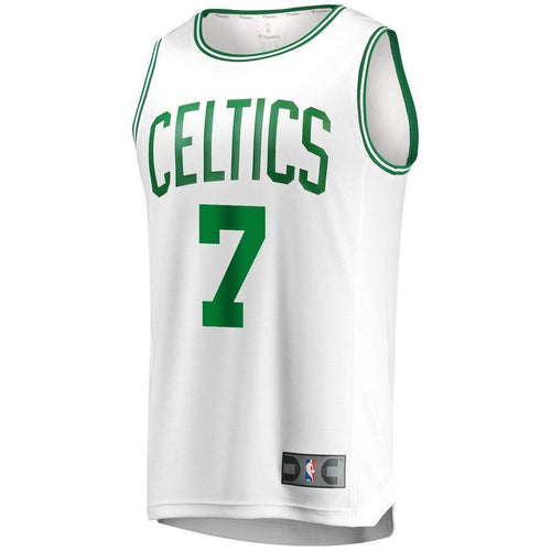 Men's Nike Kyrie Irving Green Boston Celtics Authentic Sponsor Patch Jersey – Icon Edition  White