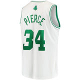 Men's Mitchell & Ness Paul Pierce White Boston Celtics Home 7/ Hardwood Classics Authentic Jersey  White