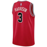 Men's Nike Shaquille Harrison Red Chicago Bulls Swingman Sponsor Patch Jersey – Icon Edition  Red