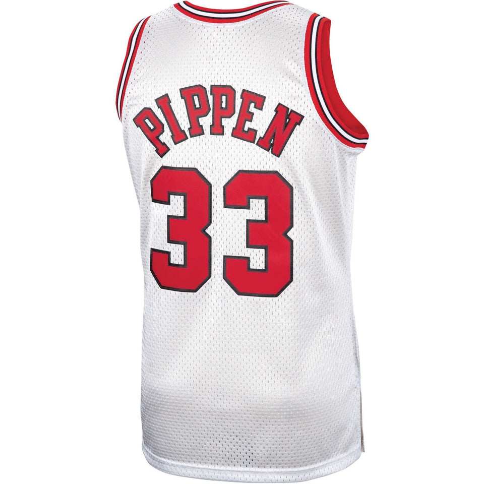 Scottie Pippen Chicago Bulls Mitchell & Ness Hardwood Classics Platinum Swingman Jersey  White