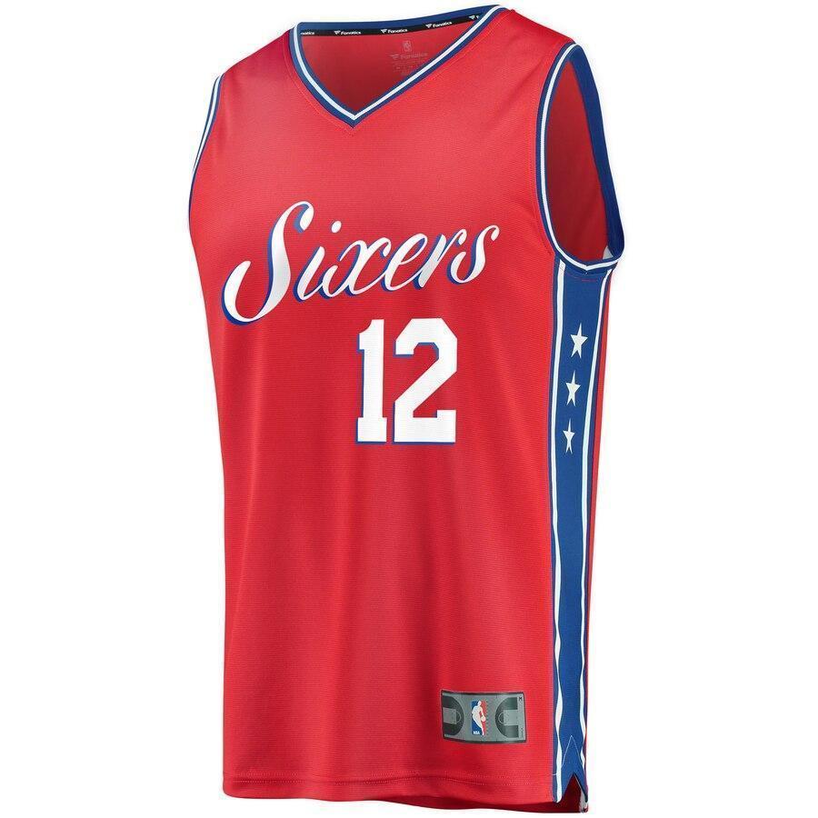 Men's Fanatics Branded T.J. McConnell Red Philadelphia 7ers Fast Break Replica Player Jersey  Statement Edition  Red