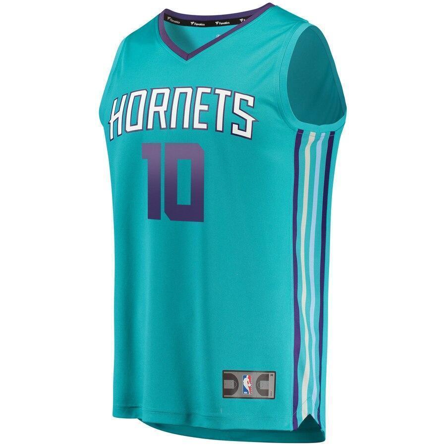 Men's Fanatics Branded Jaylen Barford Teal Charlotte Hornets Fast Break Replica Jersey – Icon Edition   Aqua