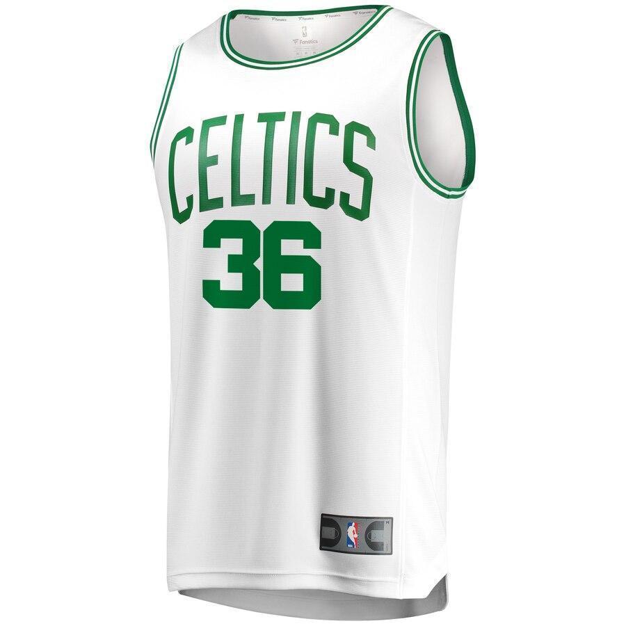 Men's Fanatics Branded Marcus Smart White Boston Celtics Fast Break Replica Jersey – Association Edition  White