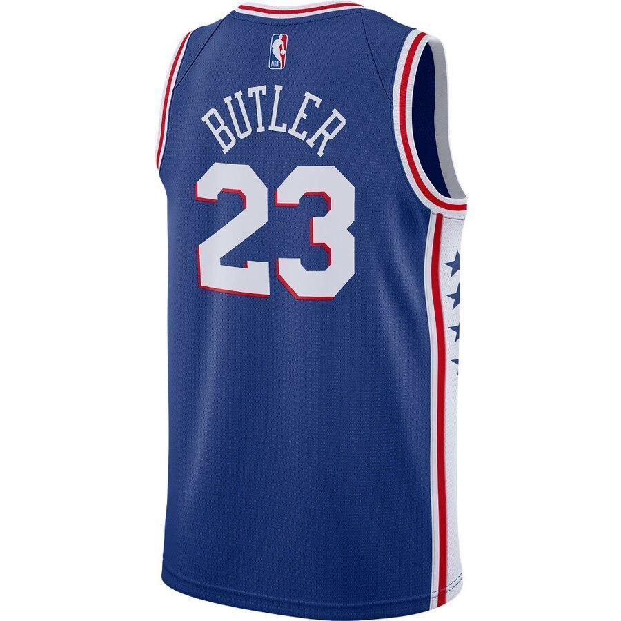 Men's Nike Jimmy Butler Royal Philadelphia 7ers Swingman Player Jersey Icon Edition  Royal