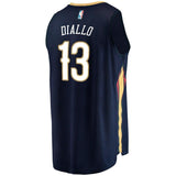 Men's Fanatics Branded Cheick Diallo Navy New Orleans Pelicans Fast Break Replica Player Jersey  Icon Edition  Navy