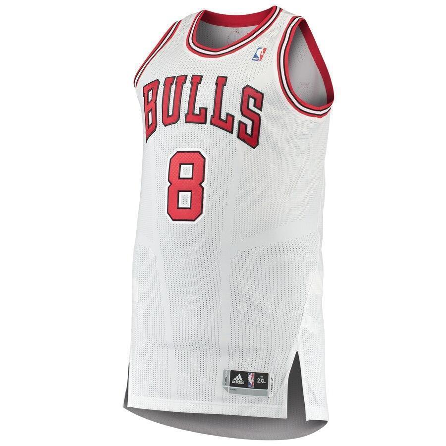 Men's adidas Zach LaVine White Chicago Bulls Finished Authentic Jersey  White