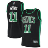 Men's Fanatics Branded Kyrie Irving Black Boston Celtics Fast Break Replica Jersey  Statement Edition  Black